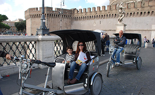 rome-with-kids-pedicab