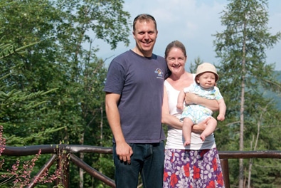 Family at Bella Baita in the Italian Alps