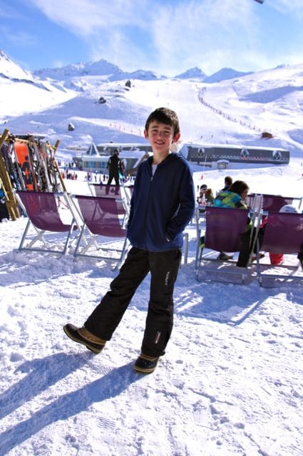 Boy Wearing Icebreaker Hoody