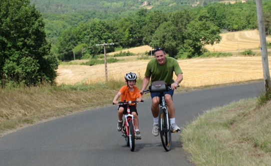 Bike Riding in Dordogne France with Kids