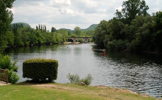 Canoeing on Dordogne River France 