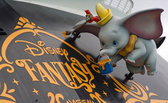 Dumbo on Disney Fantasy Cruise Ship