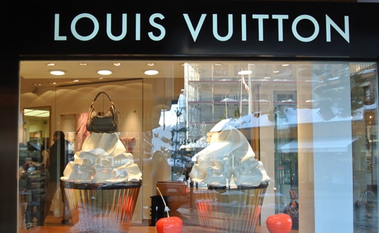 Louis Vuitton Shopping Crans Montana Switzerland