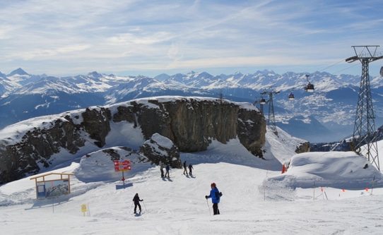 Views from Crans Montana Switzerland