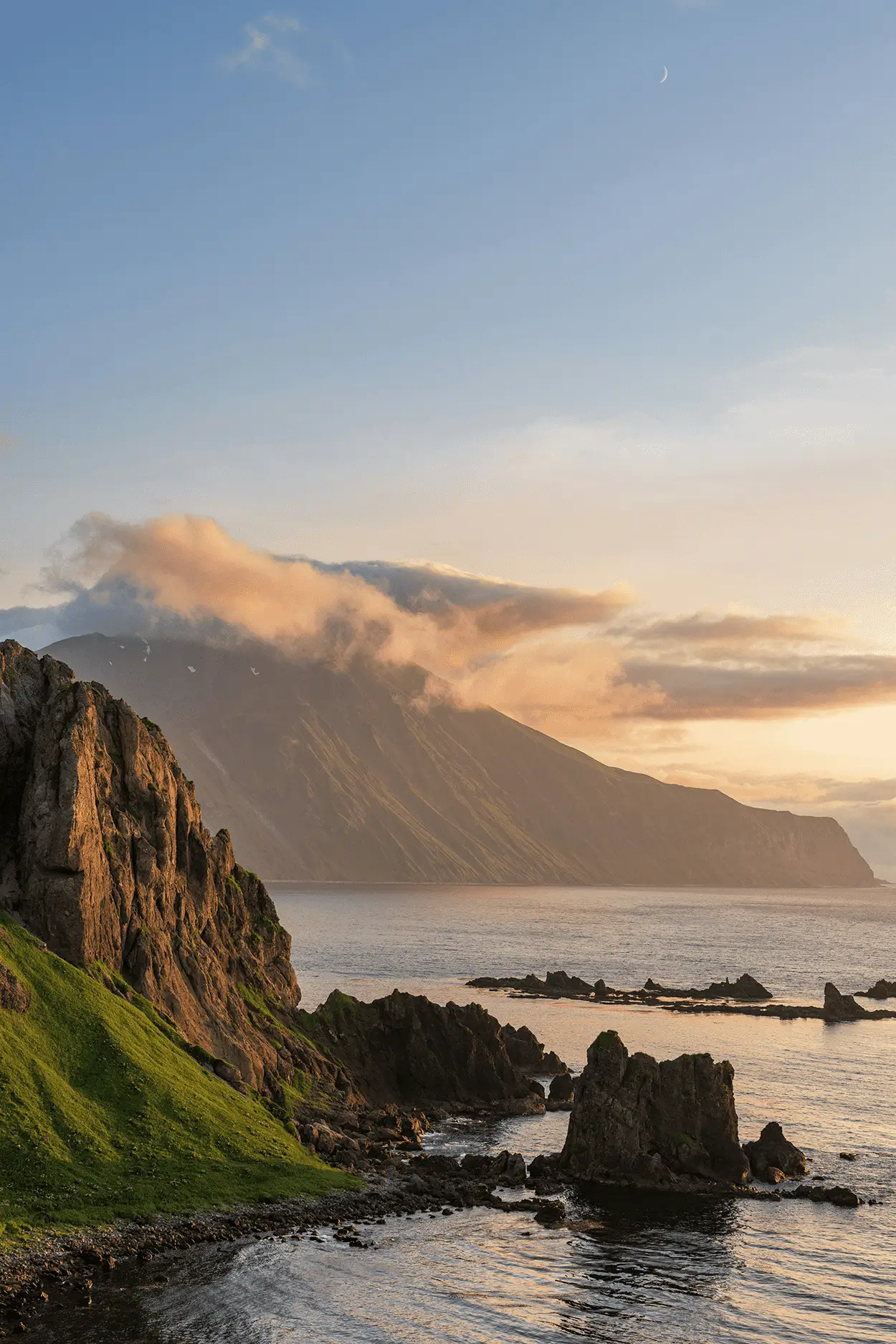 Horseshoe Bay on Adak Island, Alaska. Photos of Caleb Riston