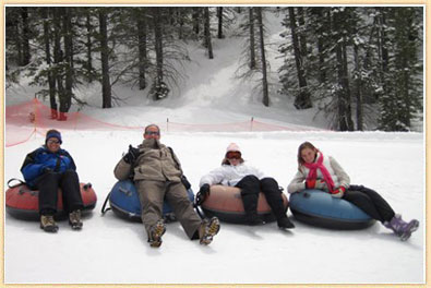 snow tubing in squaw valley