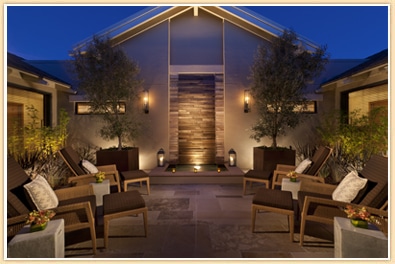rosewood sand hill spa relaxation area