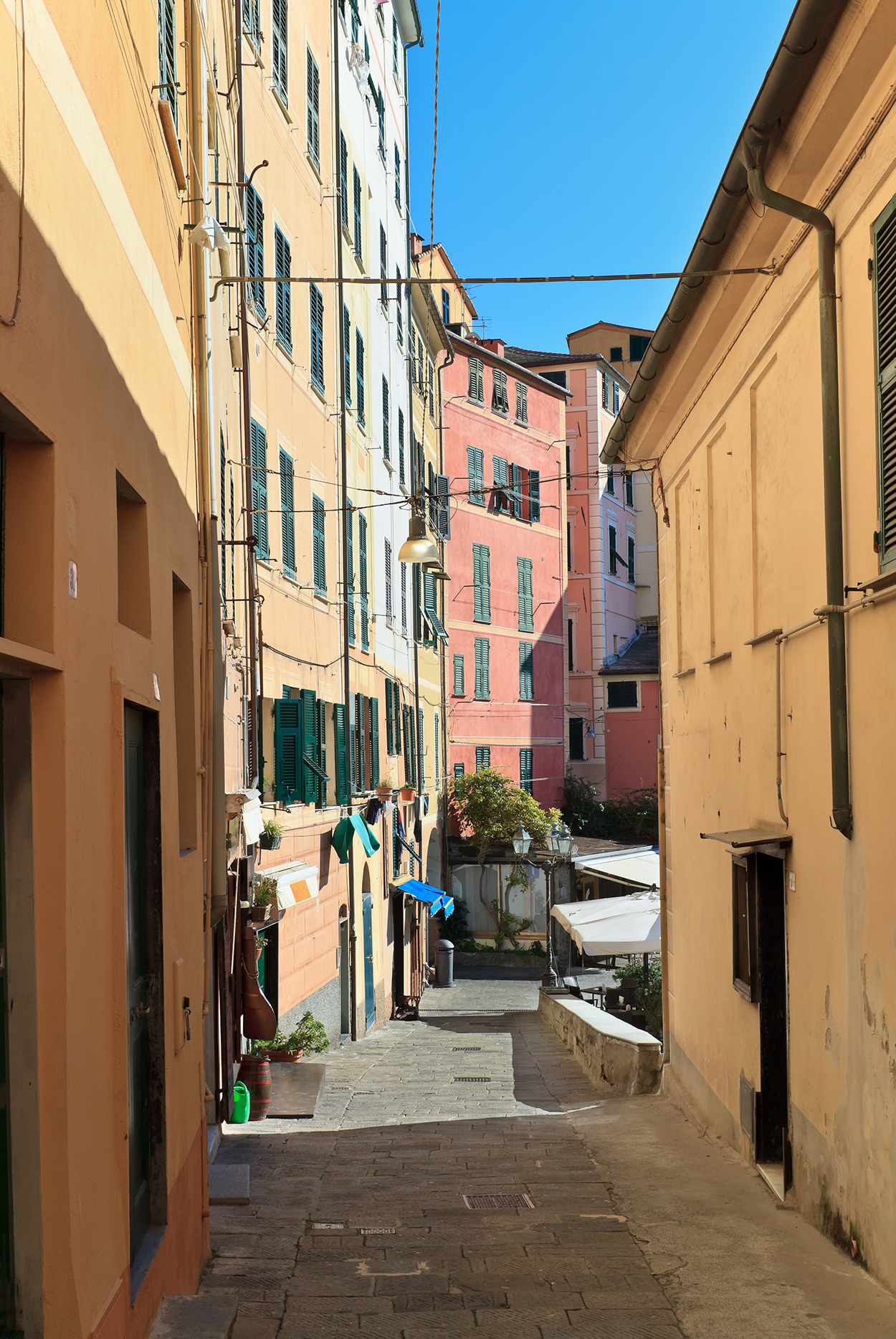 Camogli Italy in the Italian Riviera. Photo by antonioscarpi/YayImages