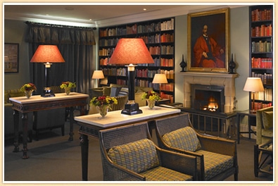 Library Bowood Hotel England
