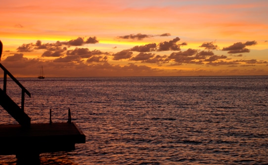 Sunset Bora Bora Tahiti