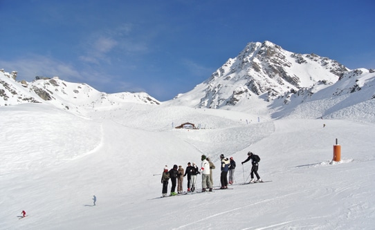 Verbier Switzerland Ski Run