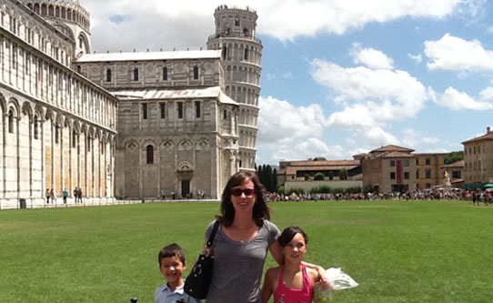 Family Photo from Pisa Tuscany