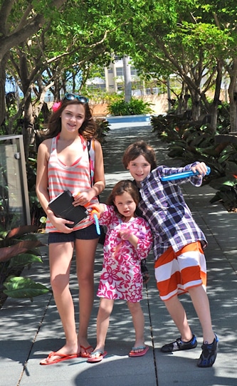 Kids at Four Seasons Miami