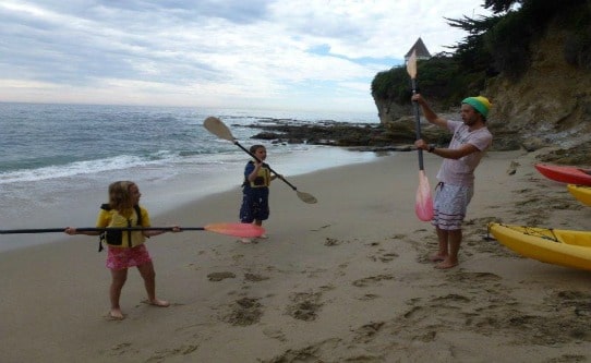 Kayaking with Kids in Laguna Beach