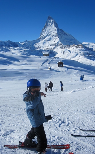 Family Ski Trip Zermatt Switzerland