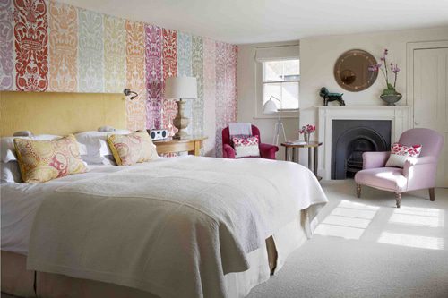 One of the bedrooms at the George in Rye