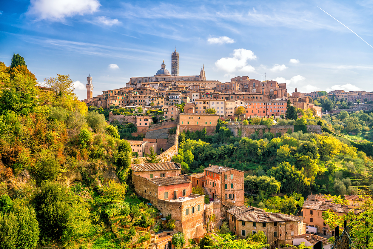 View of the city of Siena, Italy - credit AdobeStock