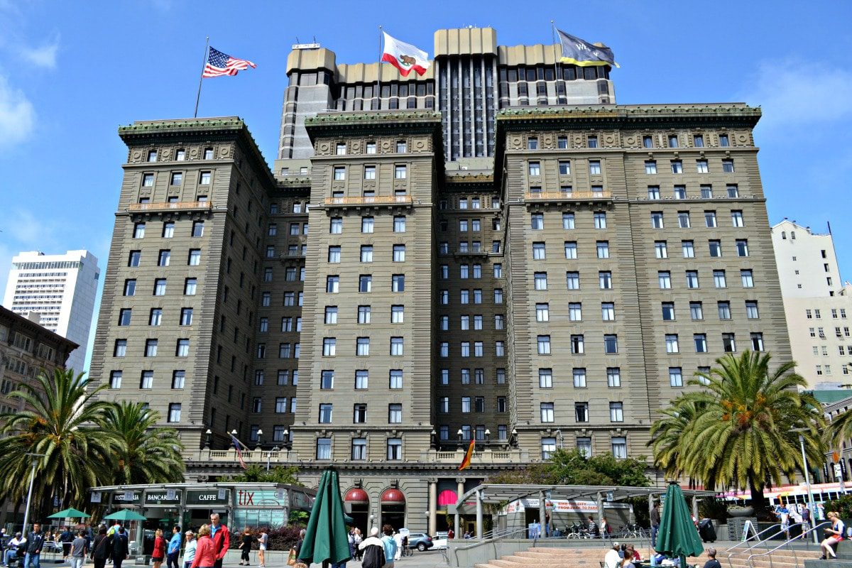 View of The Westin ST Francis from Union Square