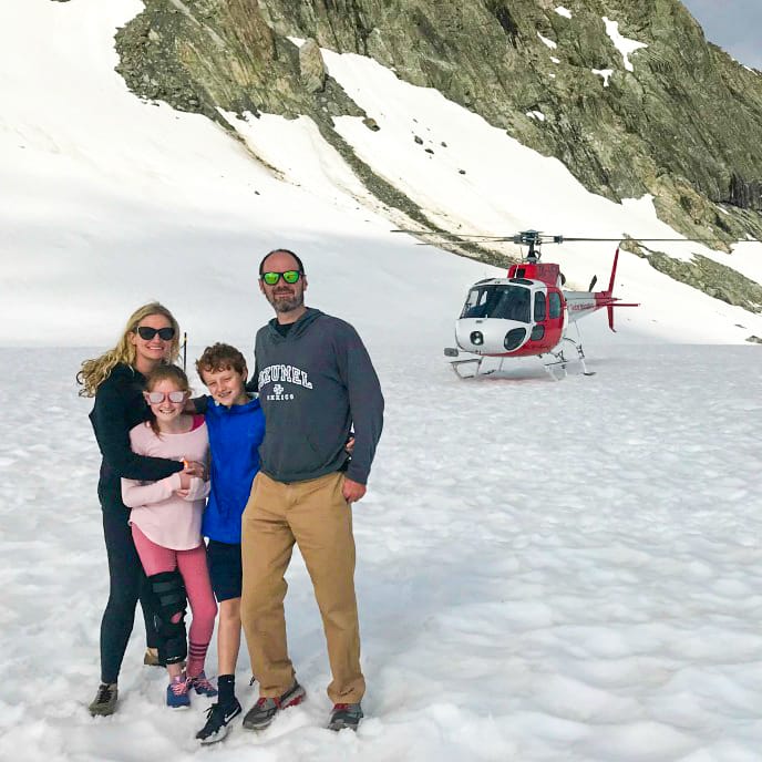 Holly and Jon's family vacation in New Zealand