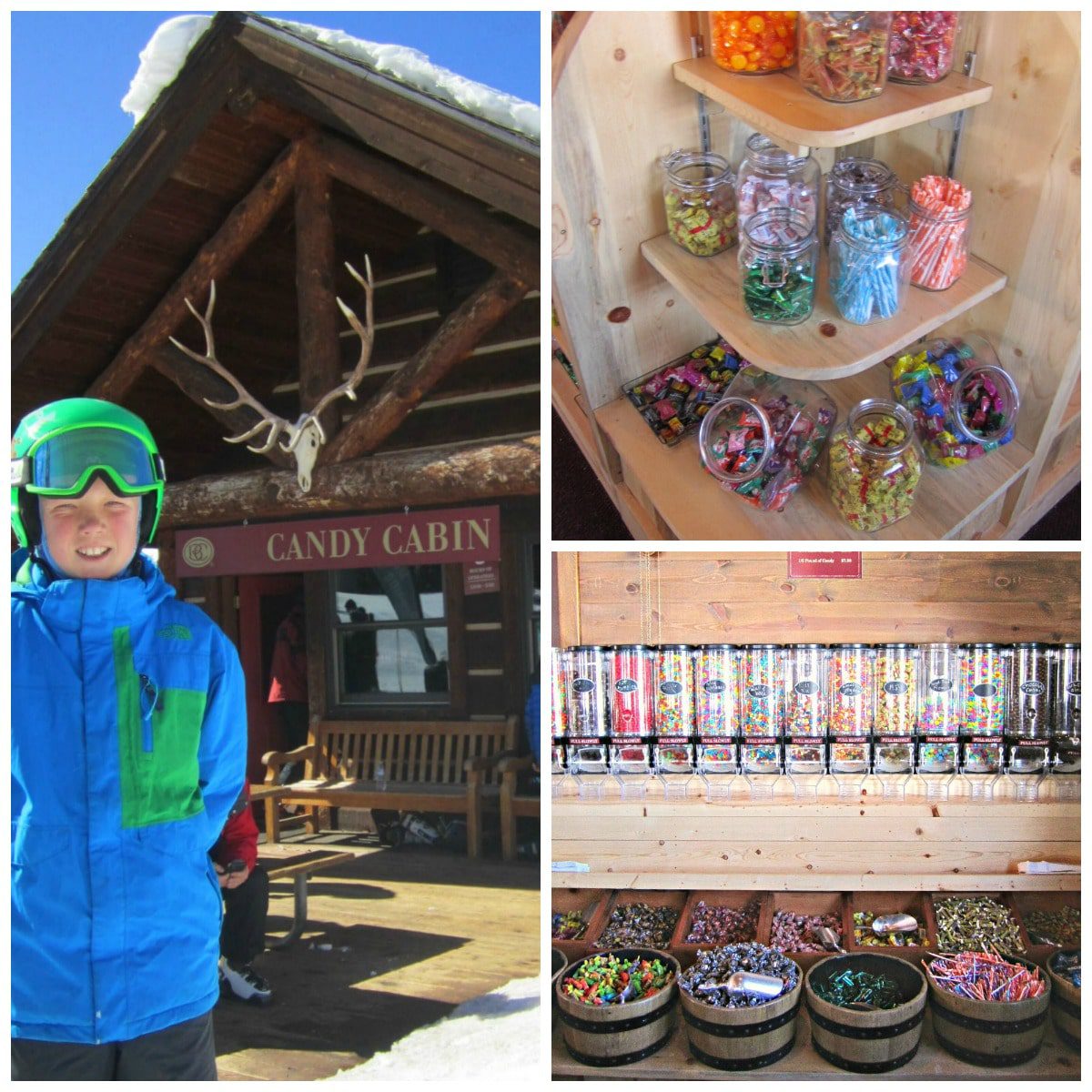 Candy Cabin Collage