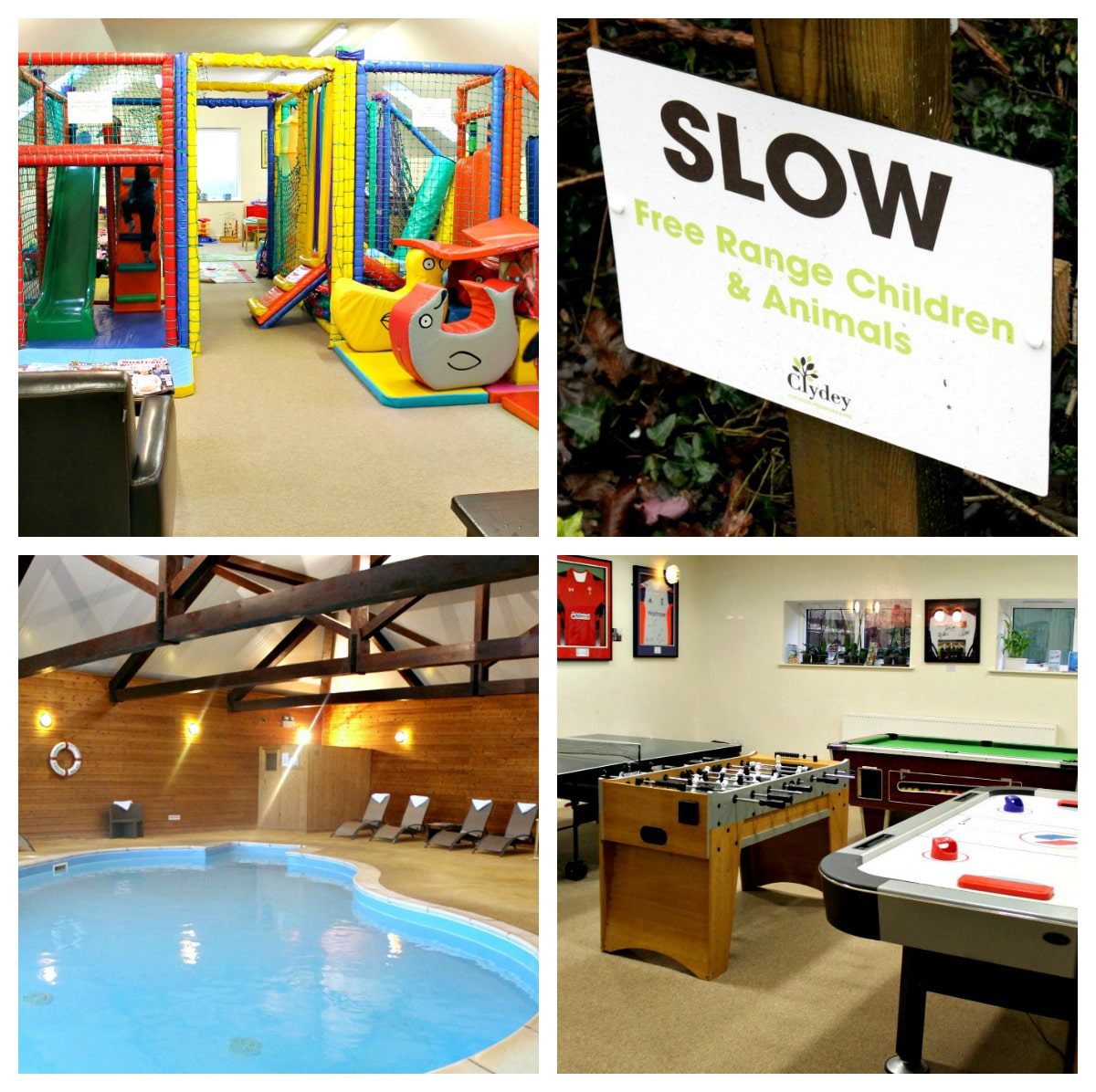 Amazing amenities abound at Clydey, from an indoor pool to numerous play areas.