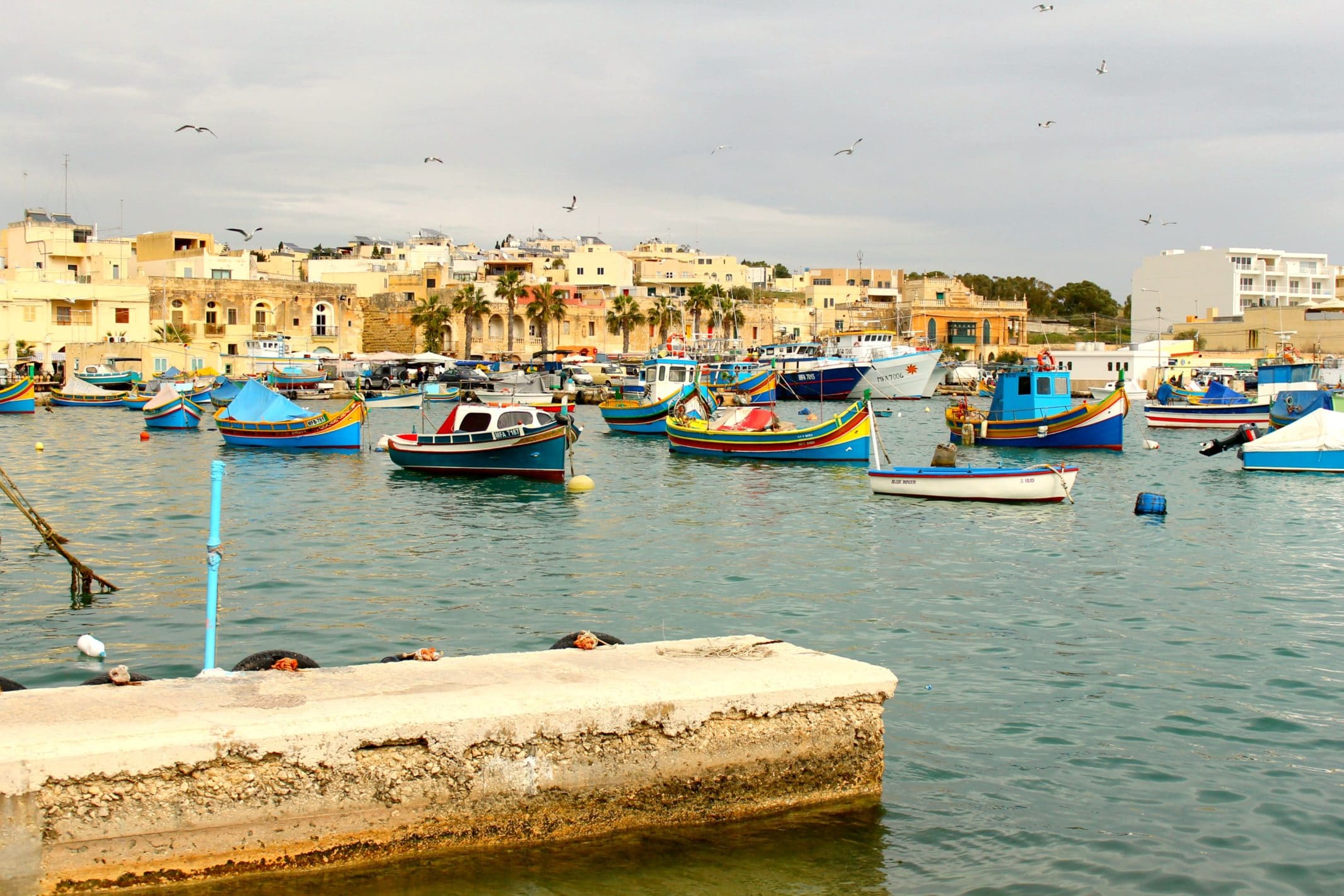 Corinthia Palace's central location means beautiful fishing villages like Marsaxlokk are only a 20 minute drive away.