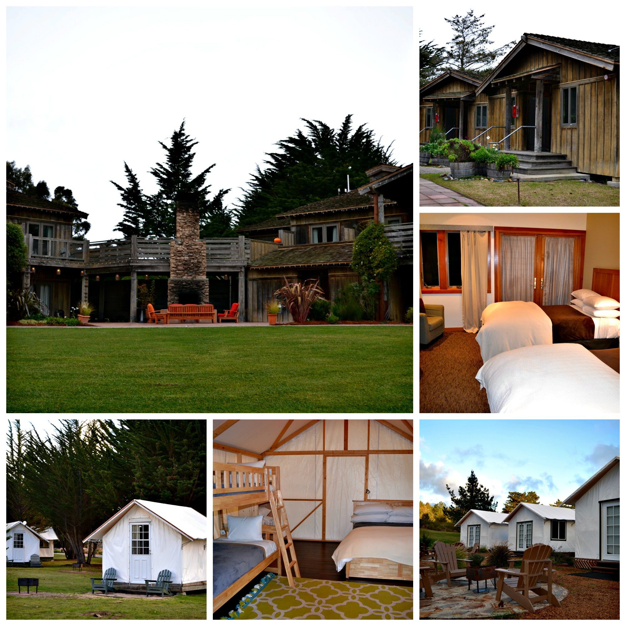 Costanoa has a variety of family-friendly accommodation options 