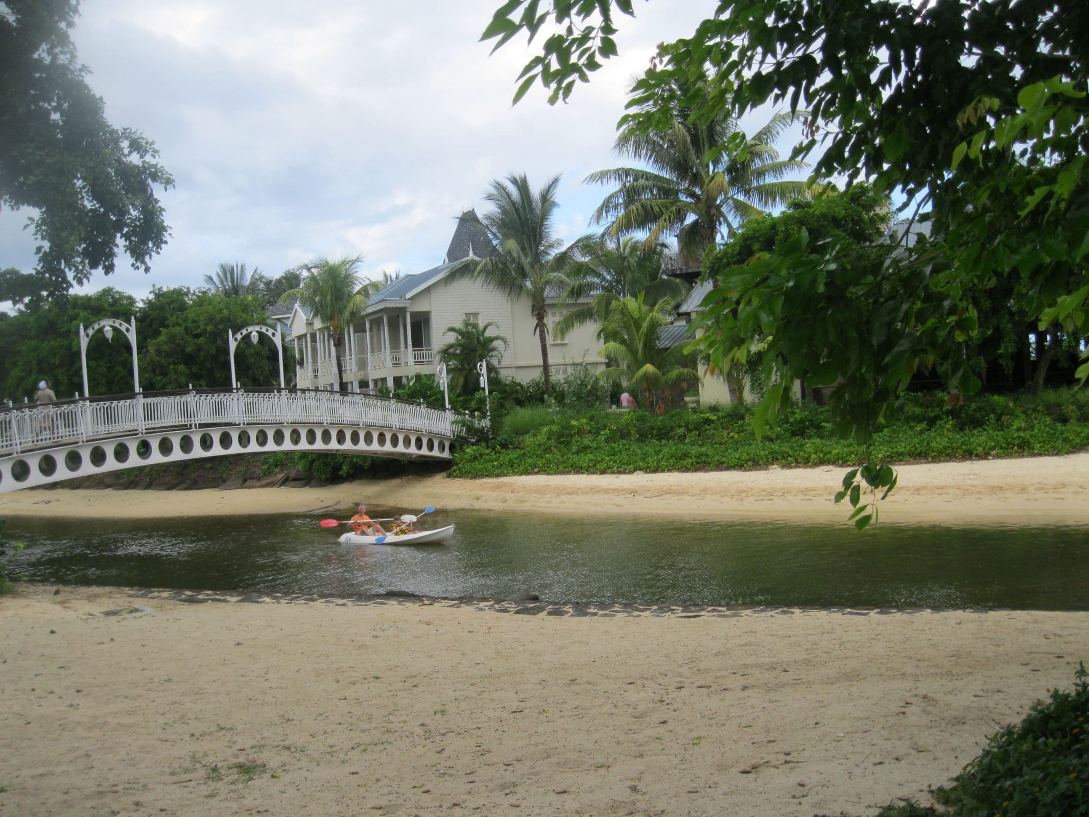 Kayaking around the Heritage Resorts