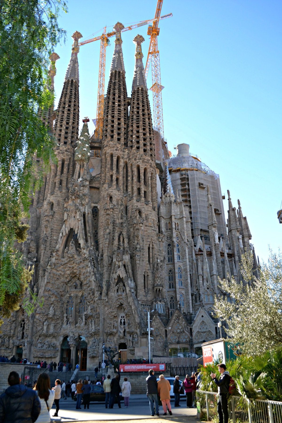 Work continues on Gaudi's La Sagrada Familia
