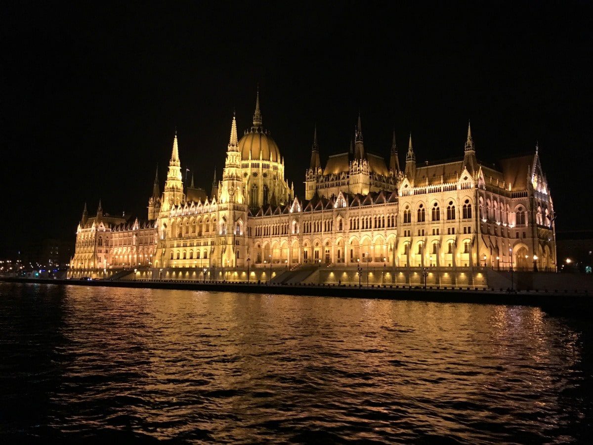Hungarian Parliament at Night