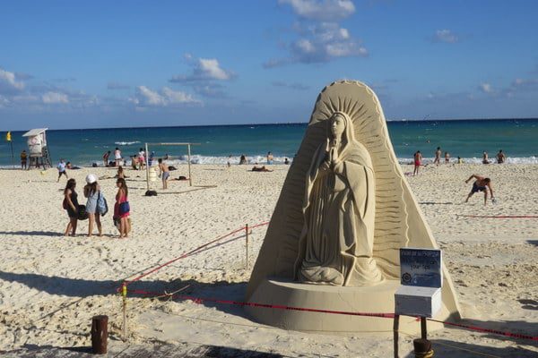 Playa del Carmen Sand Sculpture