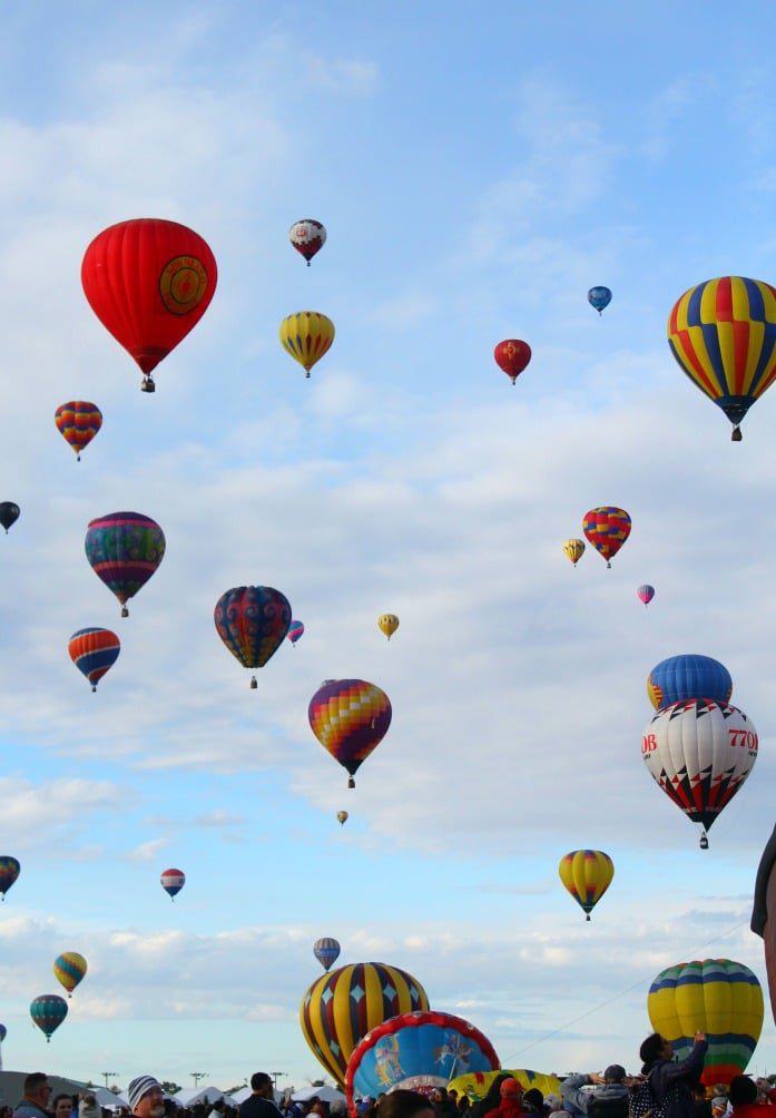 The International Balloon Fiesta in Albuquerque is only 20 minutes away from Tamaya.