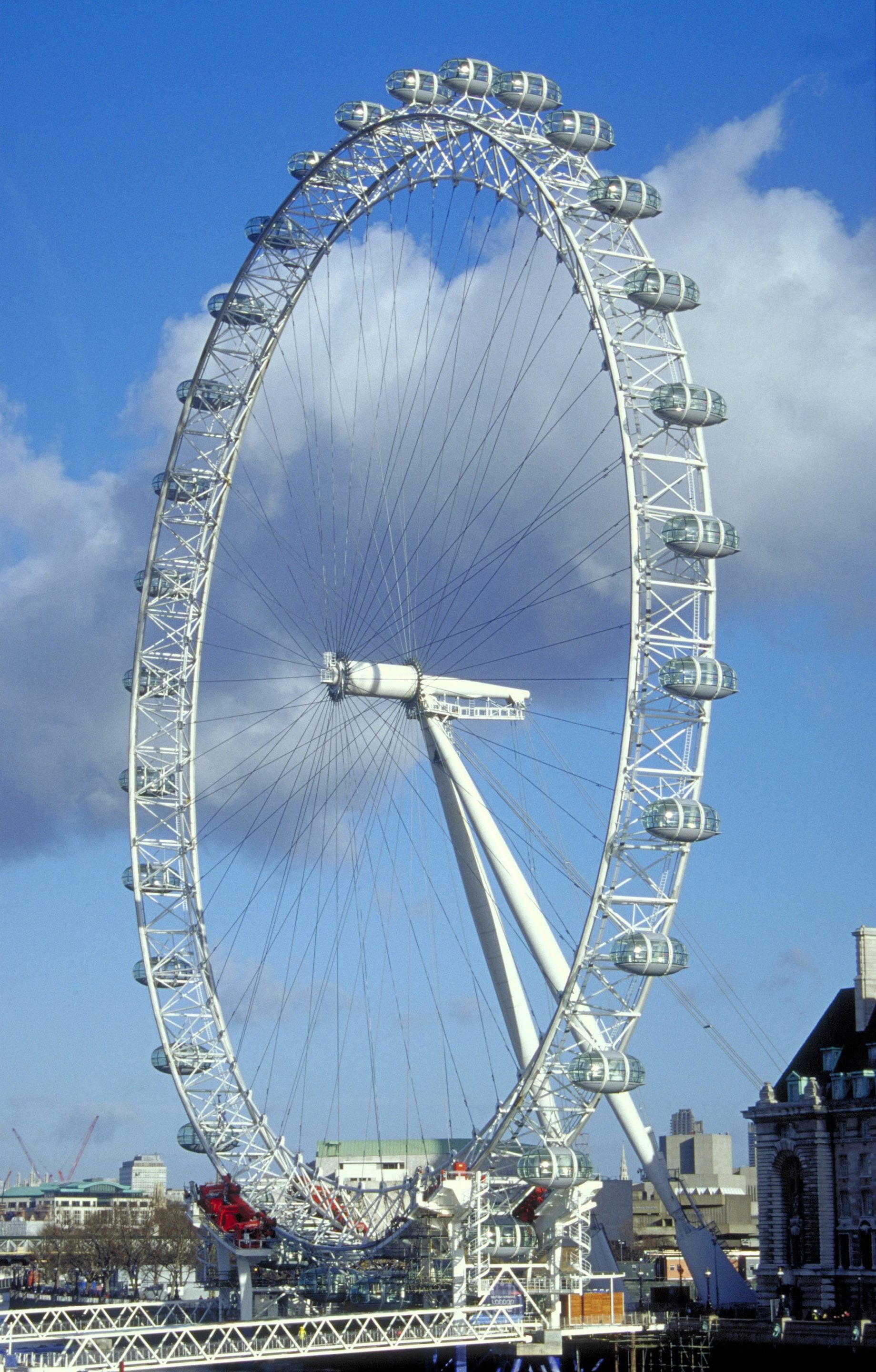 For a fantastic bird's-eye view of London, board the London Eye.