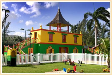 fun hotels for kids, kids club at half moon rock resort jamaica