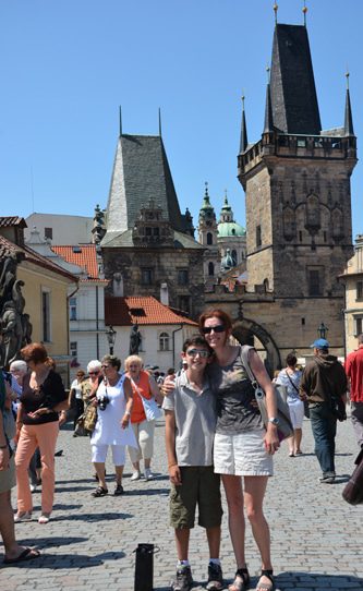 Mom and Son Trip to Prague