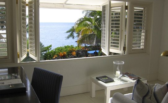 Oceanfront room at Round Hill, Jamaica