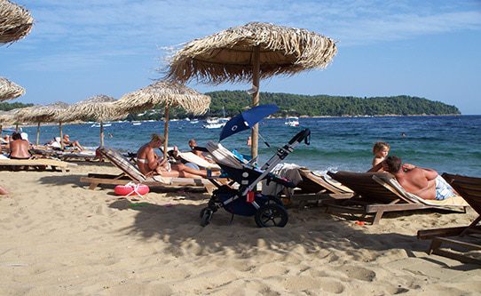 skiathos-princess-hotel's-private-beach