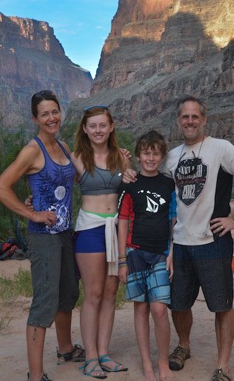grand canyon river rafting family trip