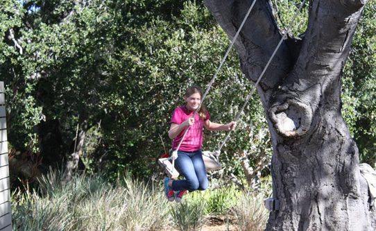 Girl Swinging at Carmel Valley Ranch