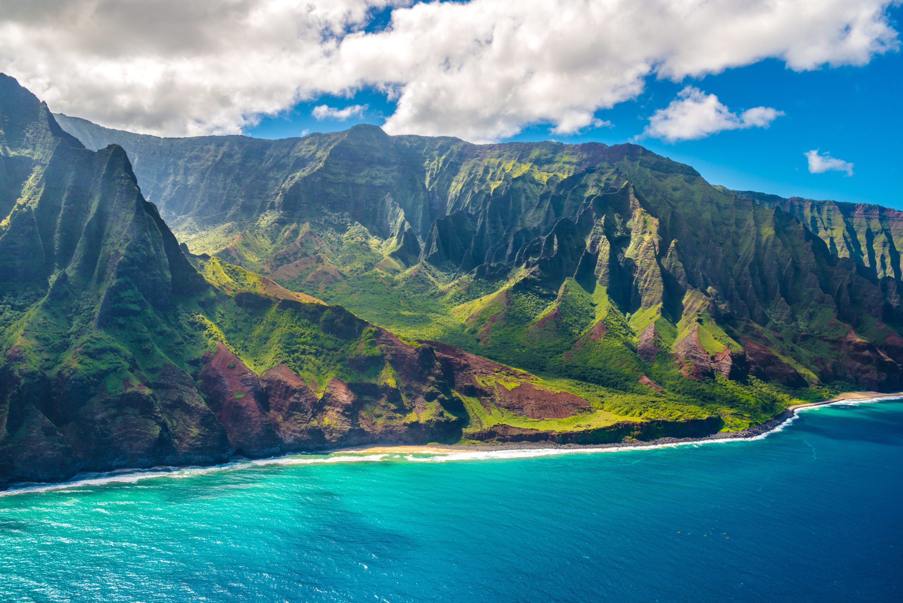 Na Pali Coast in Kauai, Hawaii