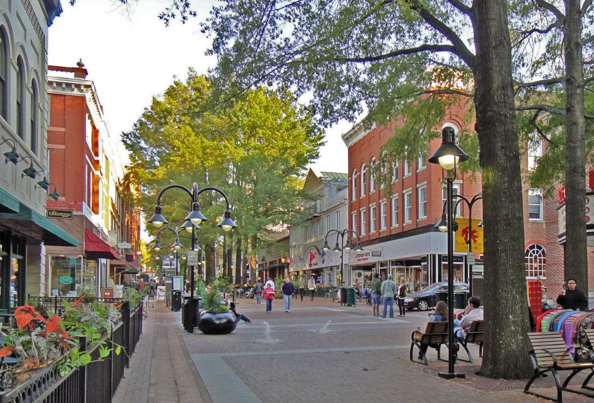 Things to Do in Charlottesville, Downtown Mall