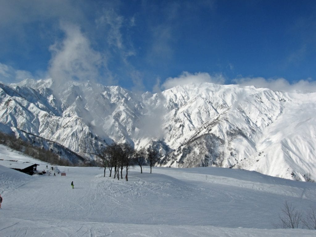 Skiing in Japan