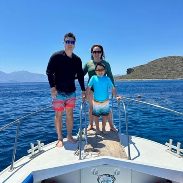 Christina's Family Vacation in Greece