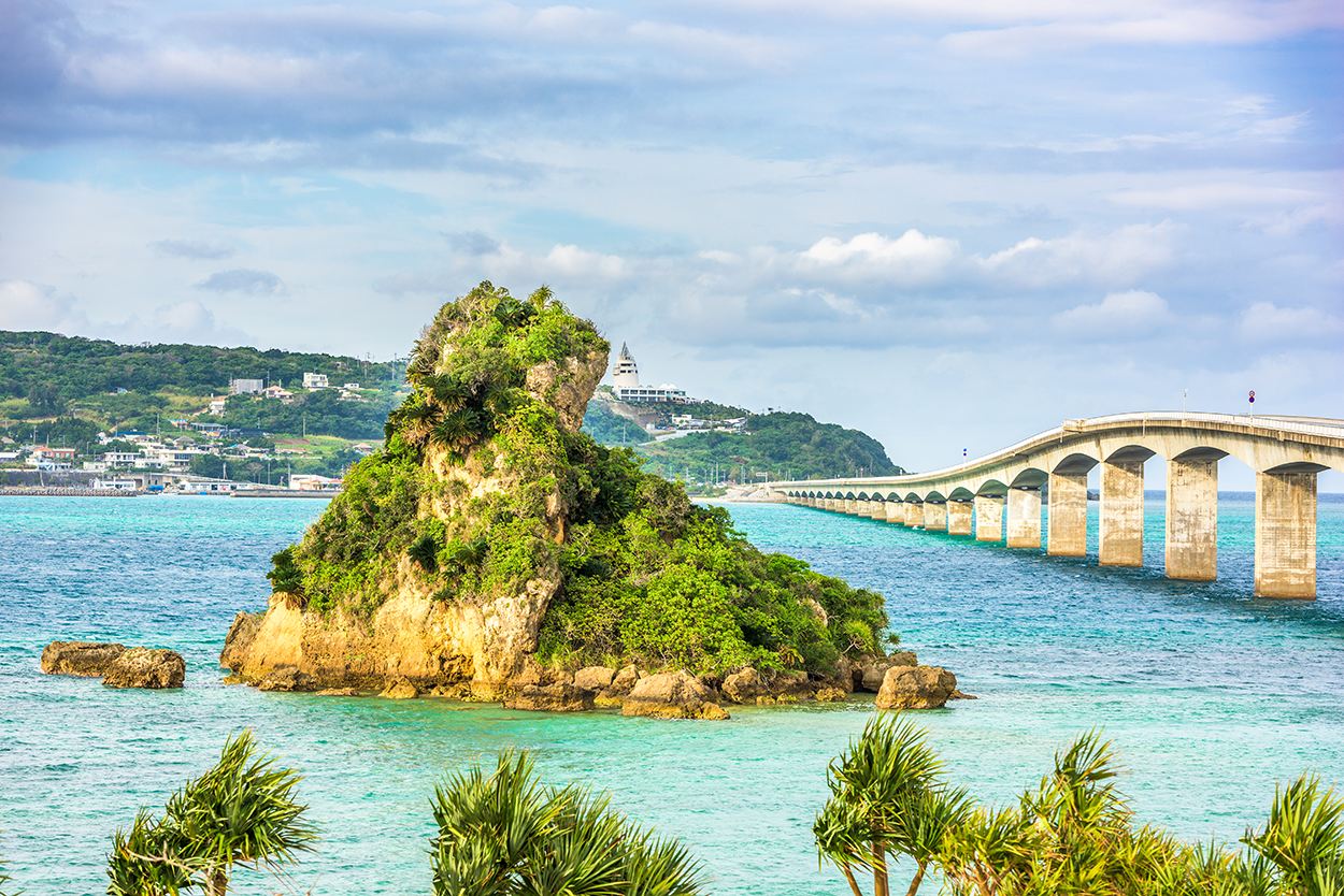 Bridge in Okinawa Japan