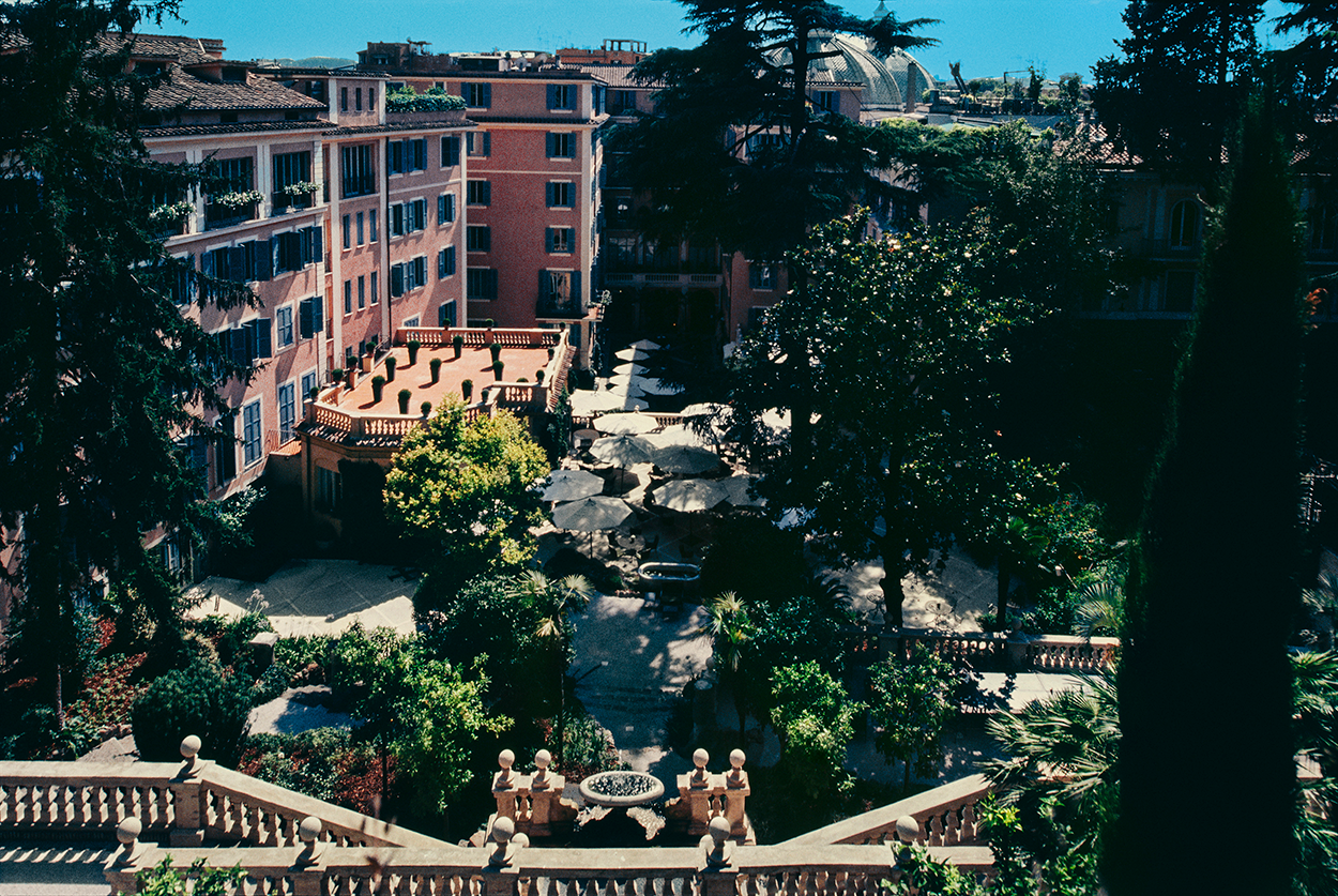 Hotel de Russie in Rome Italy. Photo by Hotel de Russie