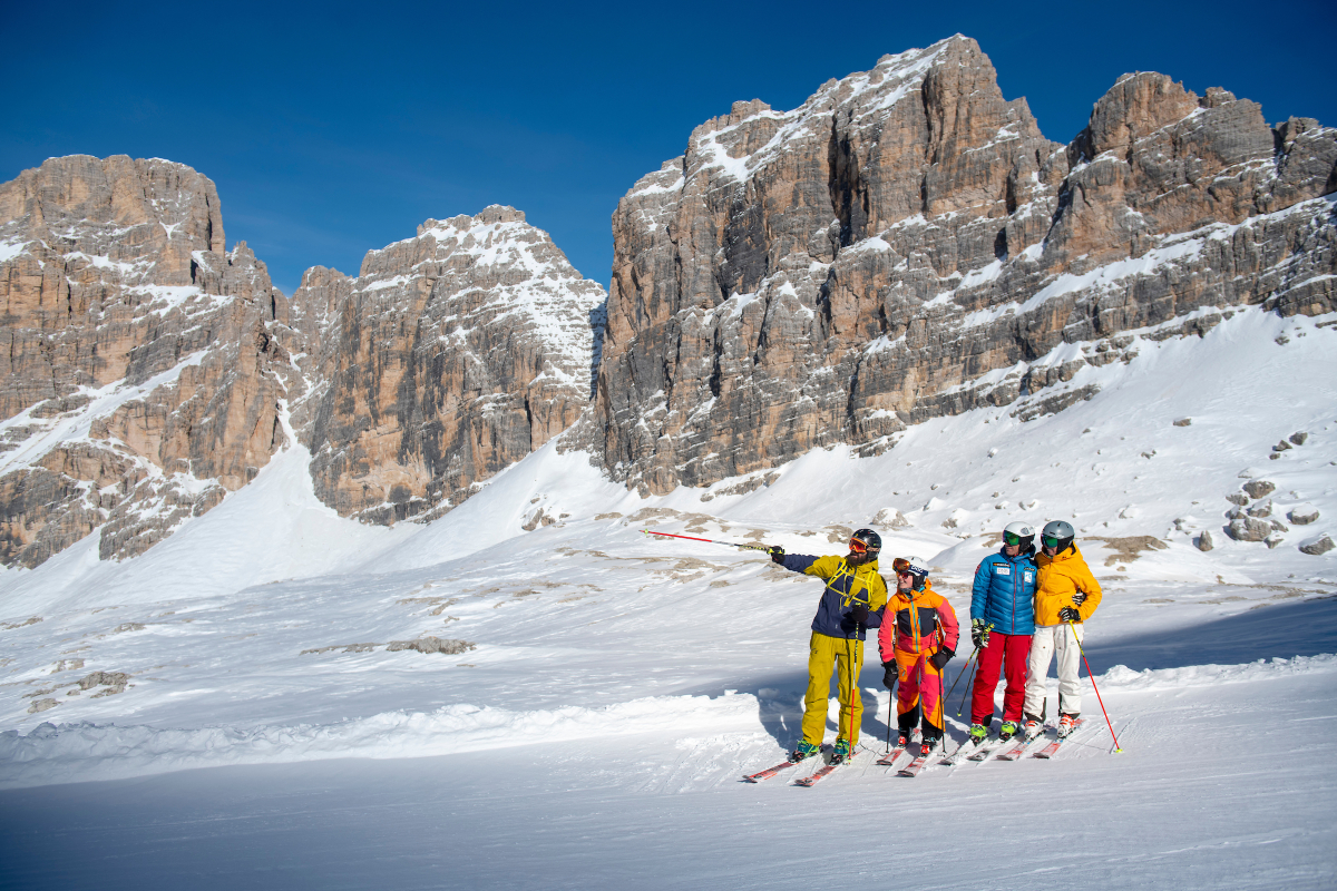 Skiing the Dolomites