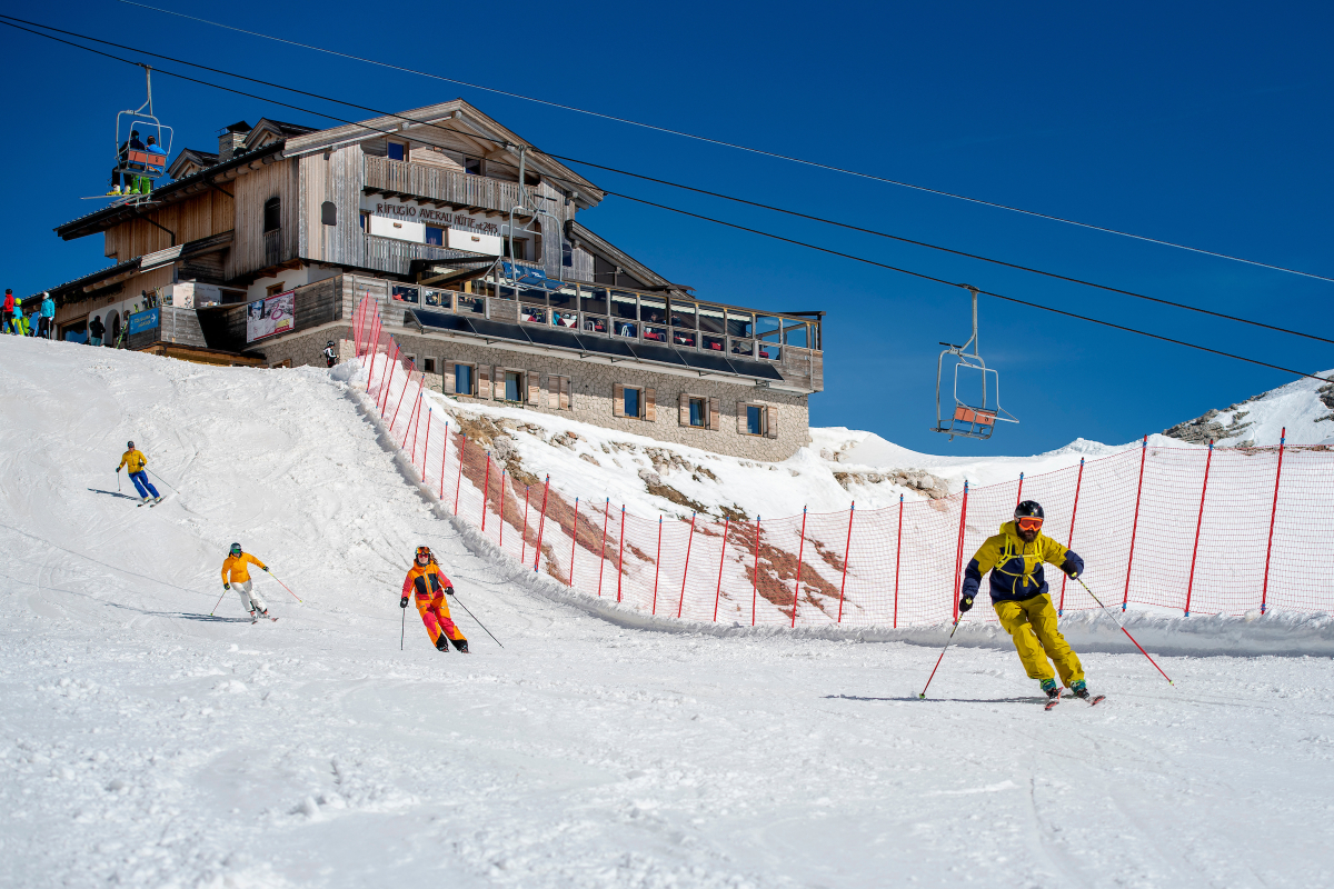 Skiing the Dolomites