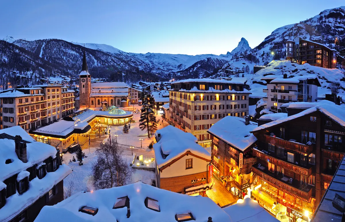 Zermatt in Winter and Summer