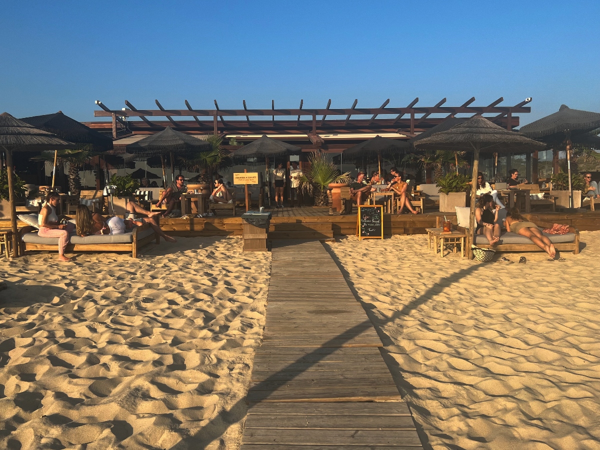 Beach Club in the Portugal Beach Town of Comporta
