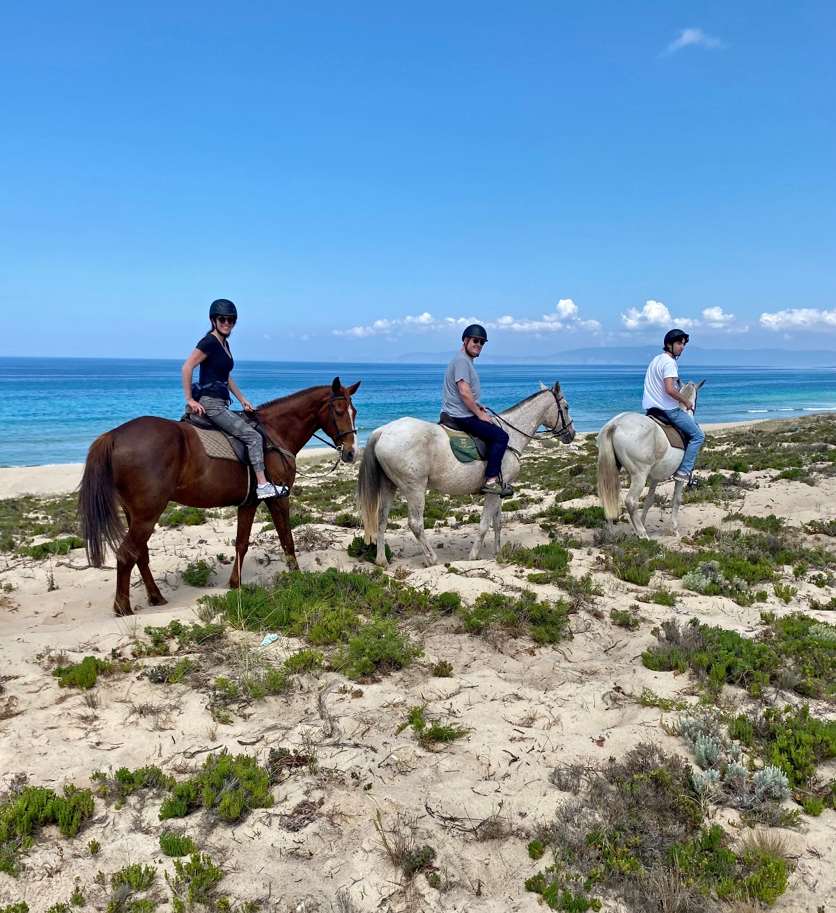 Horseback riding on the beach in Comporta